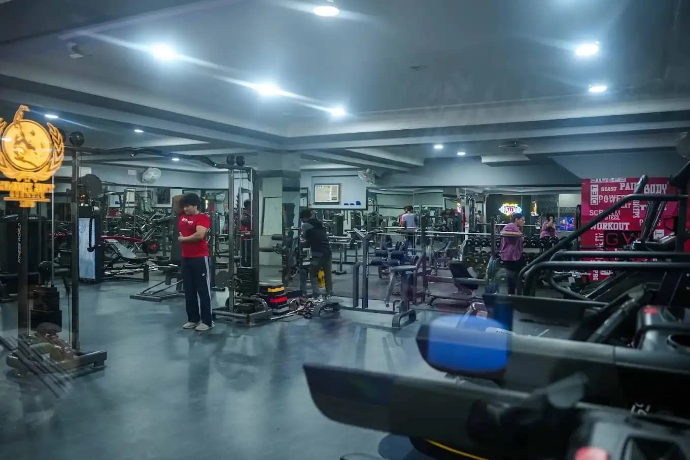 THE PRIME FITNESS GYM main floor