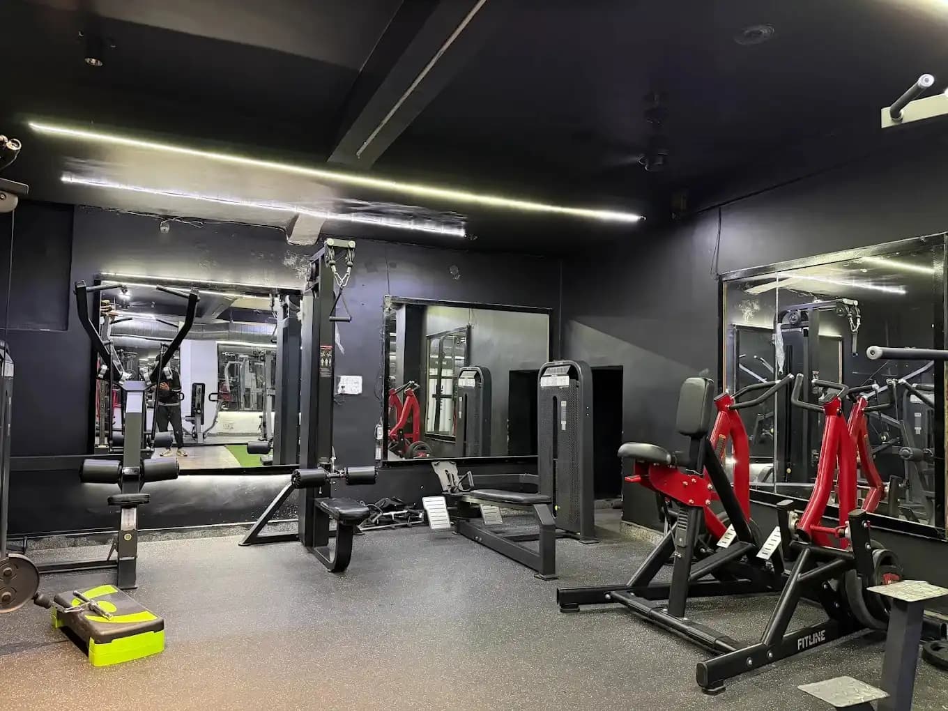 Gravity Health Club changing rooms