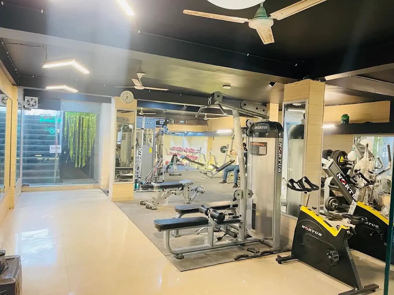 Hulk Fitness Club changing rooms