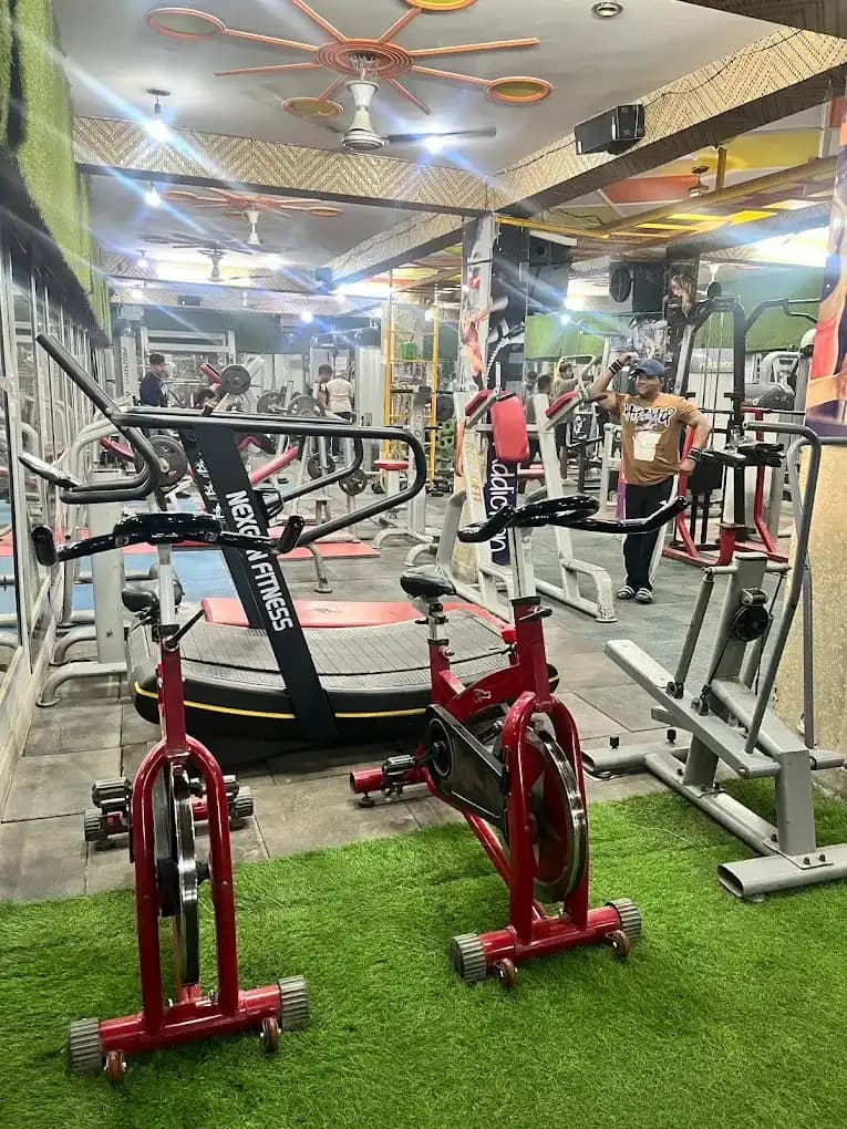 Noida Health Club cardio deck