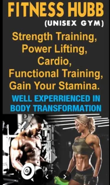 Fitness Hubb unisex gym main floor