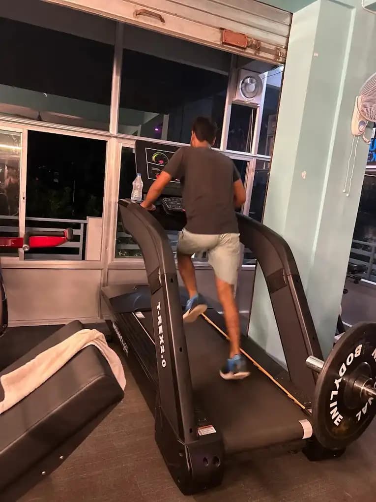 Yadav Fitness Gym changing rooms
