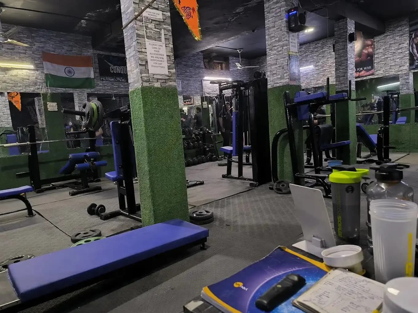 Blue Fitness Lounge cardio deck