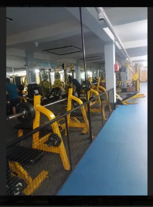 Core fitness gym studio free weights