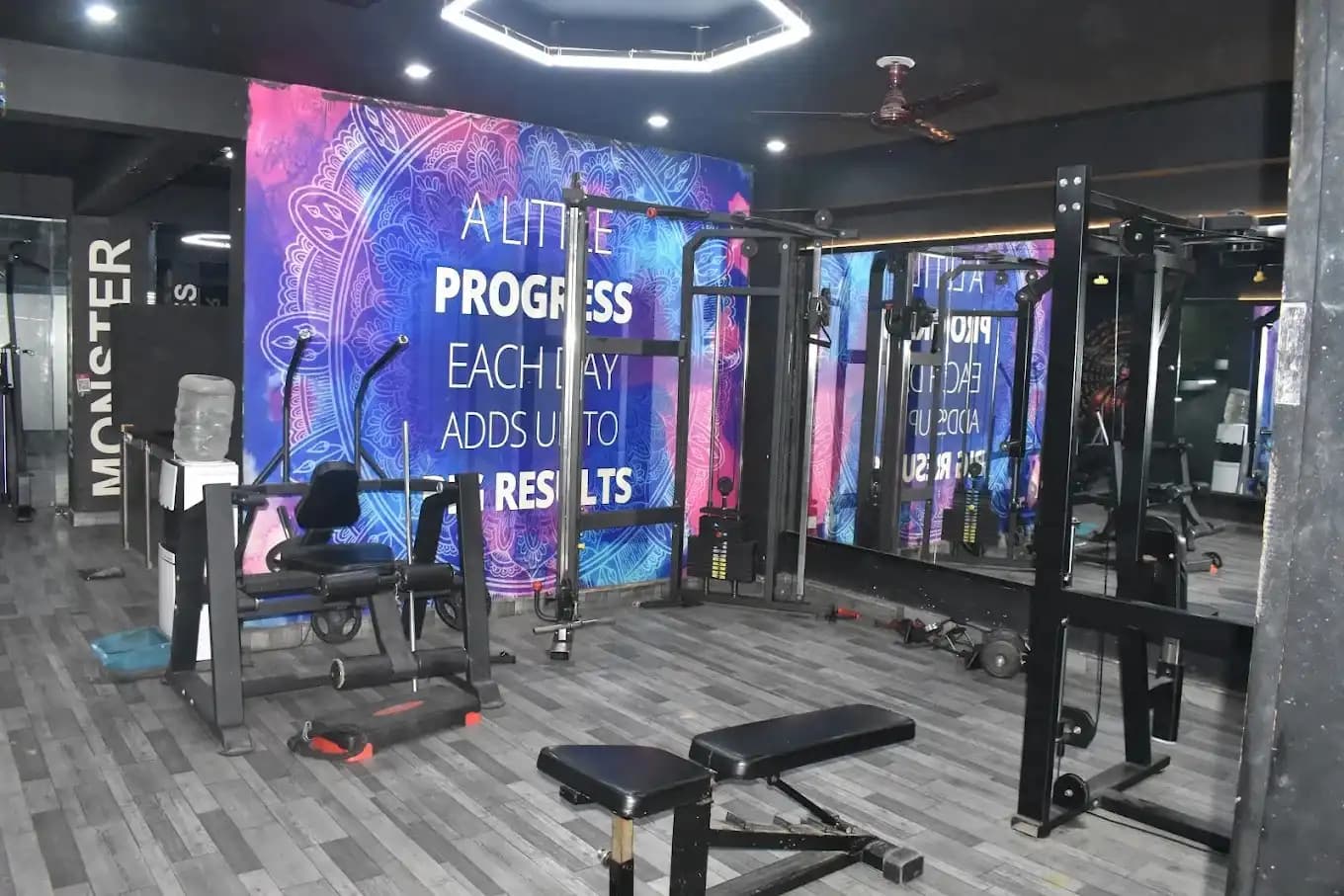 The Muscle monster Gym Noida Sector 27 training zone